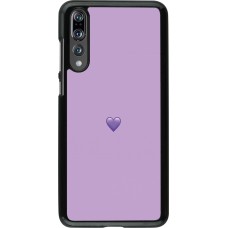 Coque Huawei P20 Pro - Valentine 2023 purpule single heart