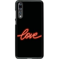 Coque Huawei P20 Pro - Valentine 2023 neon love