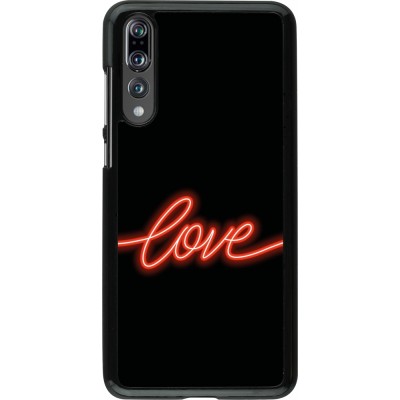 Coque Huawei P20 Pro - Valentine 2023 neon love