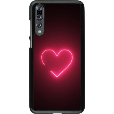 Coque Huawei P20 Pro - Valentine 2023 single neon heart