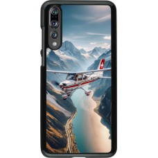 Coque Huawei P20 Pro - Vol Alpin Suisse