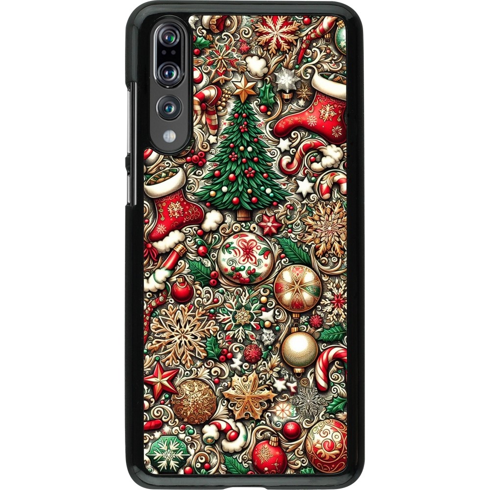 Coque Huawei P20 Pro - Noël 2023 micro pattern