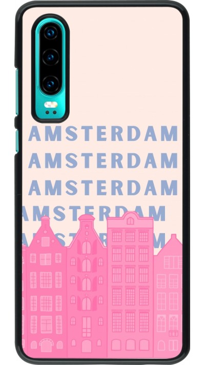 Coque Huawei P30 - Amsterdam Pink Print