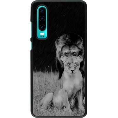 Coque Huawei P30 - Angry lions