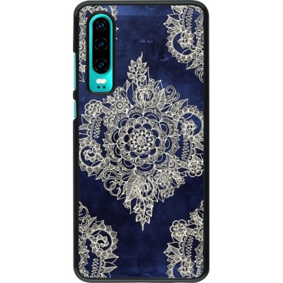 Coque Huawei P30 - Cream Flower Moroccan