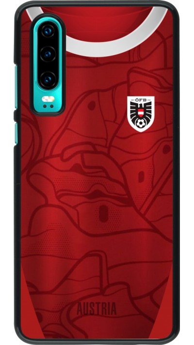 Huawei P30 Case Hülle - Austria personalisierbares Fussballtrikot