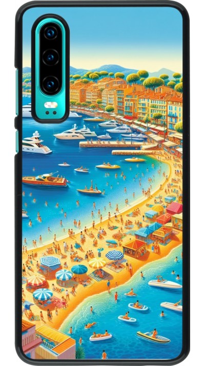 Huawei P30 Case Hülle - French Riviera People