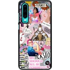 Coque Huawei P30 - Girl Power Collage