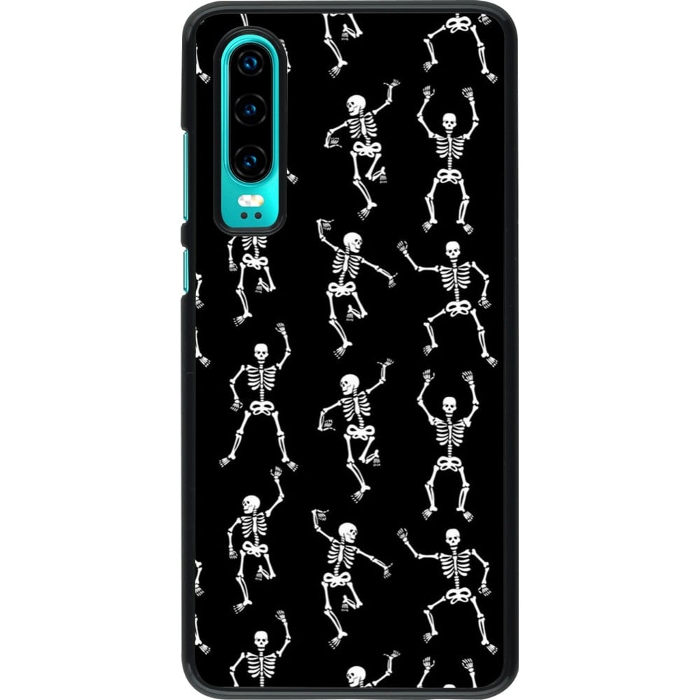 Coque Huawei P30 - Halloween 2024 dancing skeleton