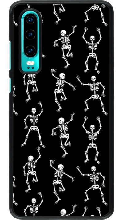 Huawei P30 Case Hülle - Halloween 2024 dancing skeleton