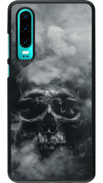 Huawei P30 Case Hülle - Halloween 2024 smoky skull