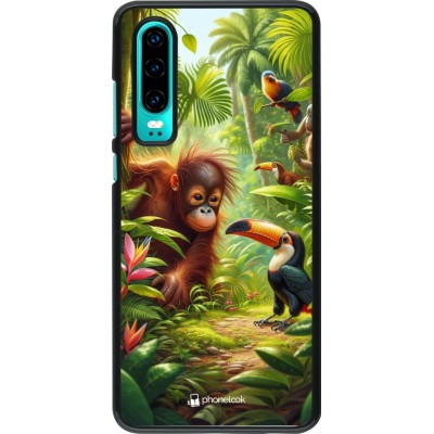 Coque Huawei P30 - Jungle Tropicale Tayrona