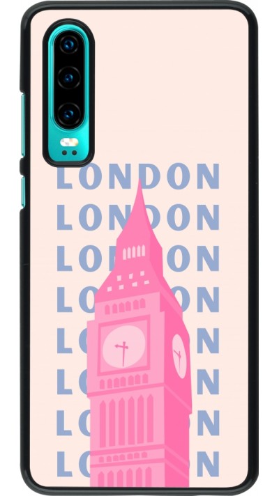 Huawei P30 Case Hülle - London Pink Print