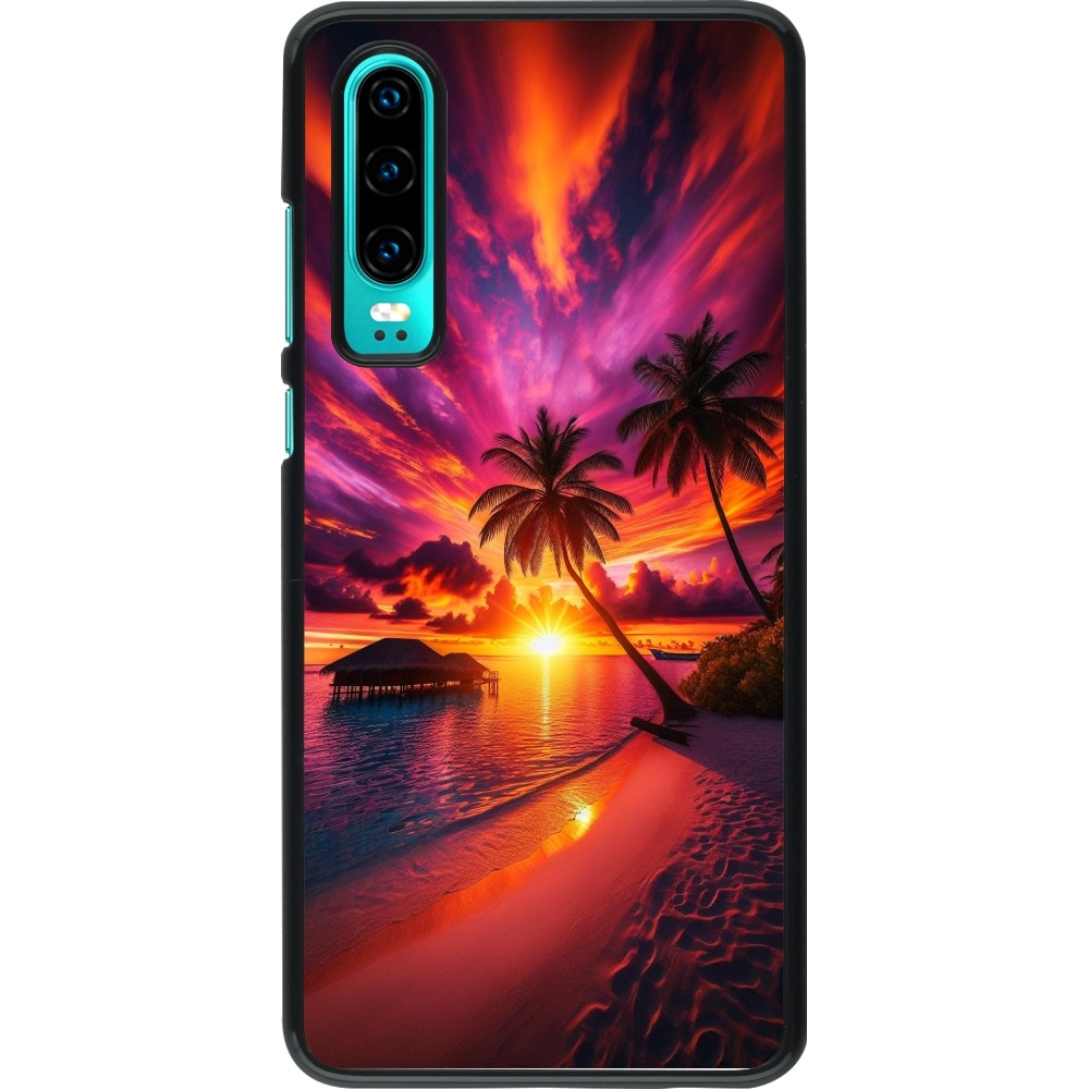 Coque Huawei P30 - Maldives Dusk Bliss