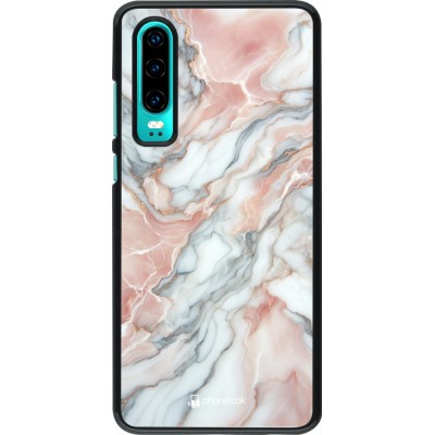 Coque Huawei P30 - Marbre Rose Lumineux