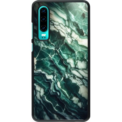 Coque Huawei P30 - Marbre vert majestueux