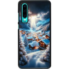 Coque Huawei P30 - Mont Neige Lumière