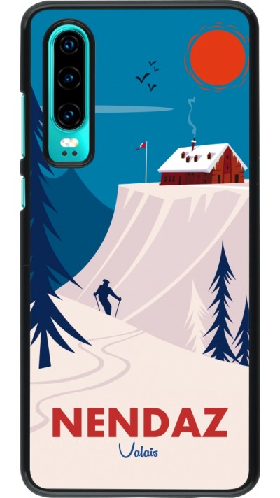 Huawei P30 Case Hülle - Nendaz Cabane Ski