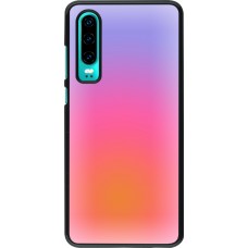 Coque Huawei P30 - Orange Pink Blue Gradient