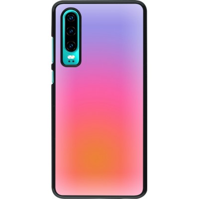 Coque Huawei P30 - Orange Pink Blue Gradient