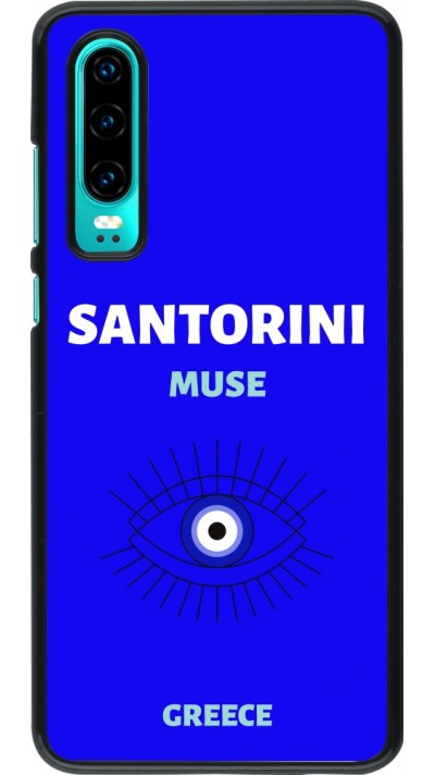 Huawei P30 Case Hülle - Pop Summer Destination Santorini