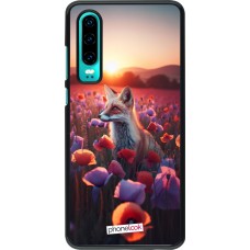 Coque Huawei P30 - Renard pourpre au crépuscule