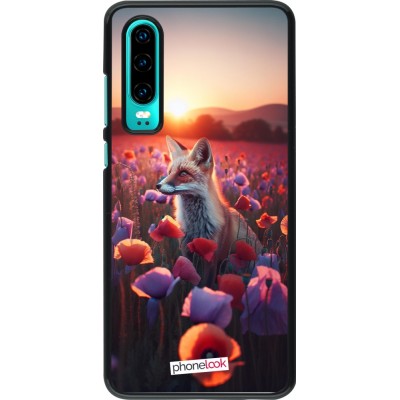 Coque Huawei P30 - Renard pourpre au crépuscule