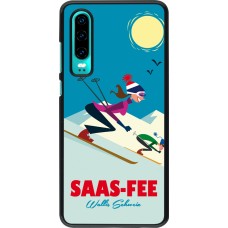 Coque Huawei P30 - Saas-Fee Ski Downhill