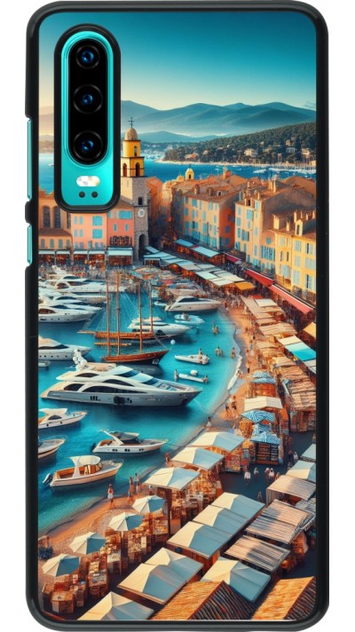 Huawei P30 Case Hülle - Saint-Tropez Strand