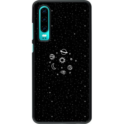 Coque Huawei P30 - Space Doodle