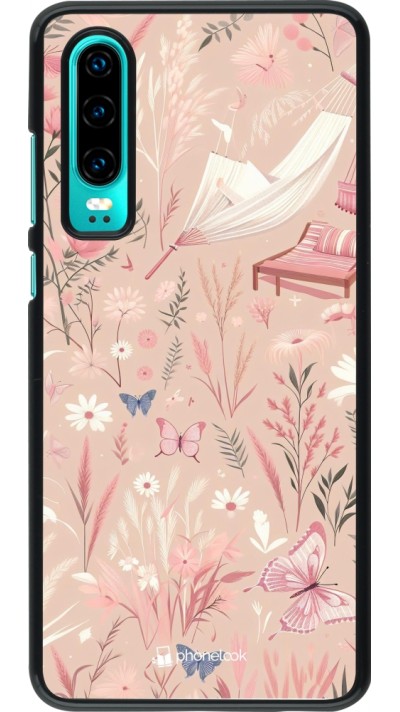 Huawei P30 Case Hülle - Sommer Pastellmuster