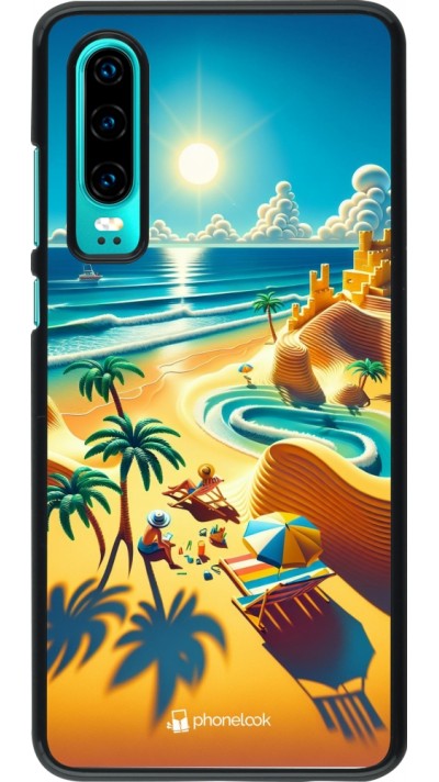 Huawei P30 Case Hülle - Sonnenuntergang Brise