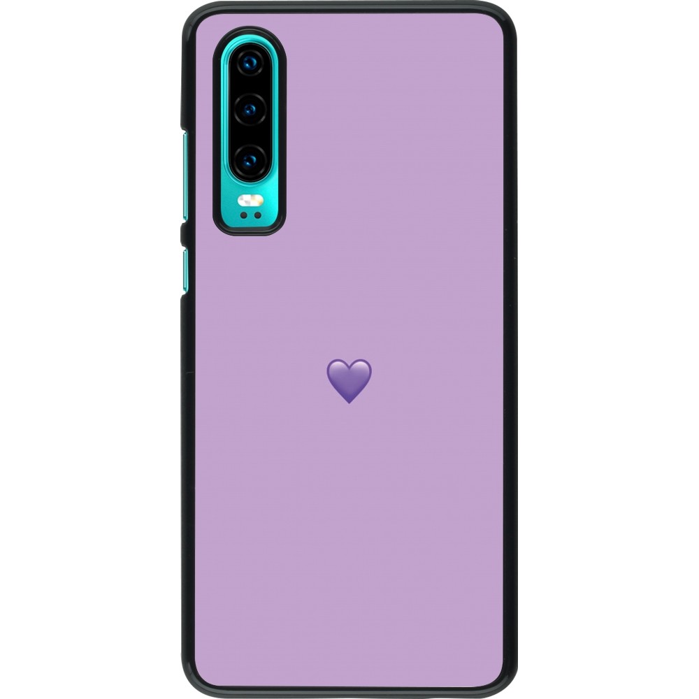 Coque Huawei P30 - Valentine 2023 purpule single heart