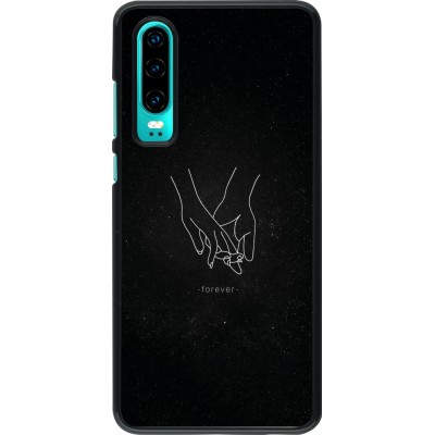 Coque Huawei P30 - Valentine 2023 hands forever