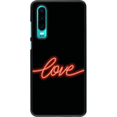 Coque Huawei P30 - Valentine 2023 neon love