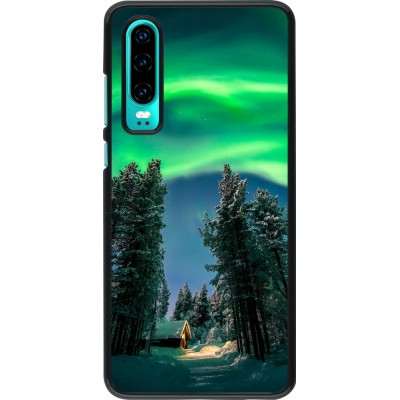 Coque Huawei P30 - Winter 22 Northern Lights