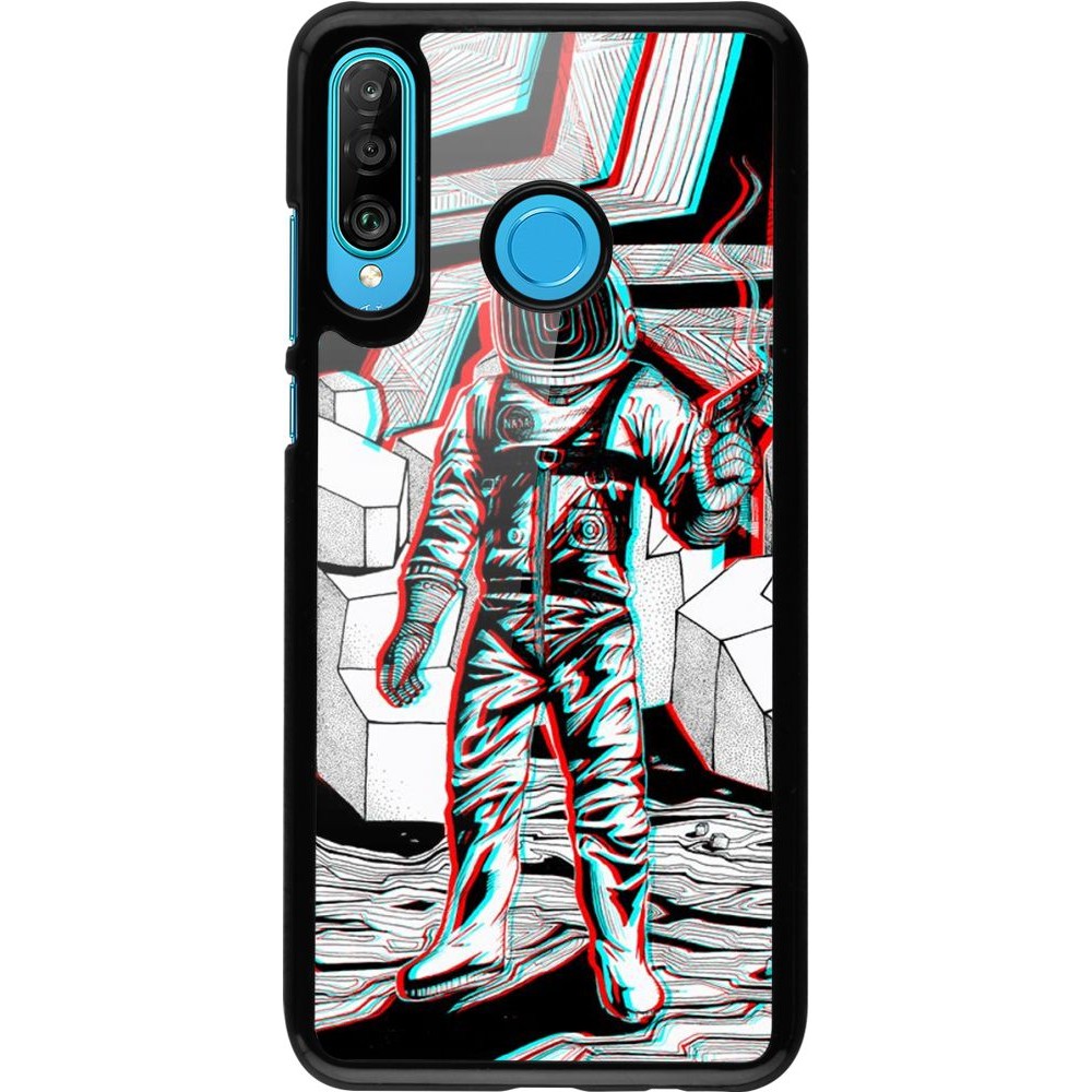 Coque Huawei P30 Lite - Anaglyph Astronaut