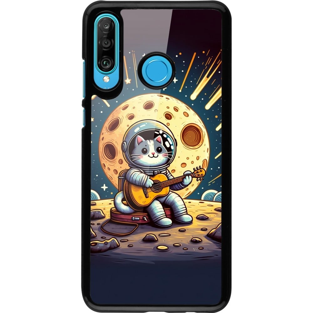 Coque Huawei P30 Lite - AstroCat RockLune