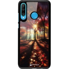 Huawei P30 Lite Case Hülle - Herbstlicher goldener Glanz