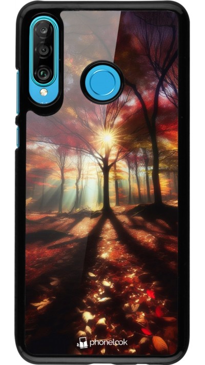 Coque Huawei P30 Lite - Automne doré glare