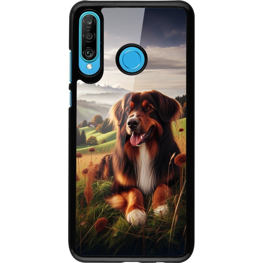 Coque Huawei P30 Lite - Chien Campagne Suisse