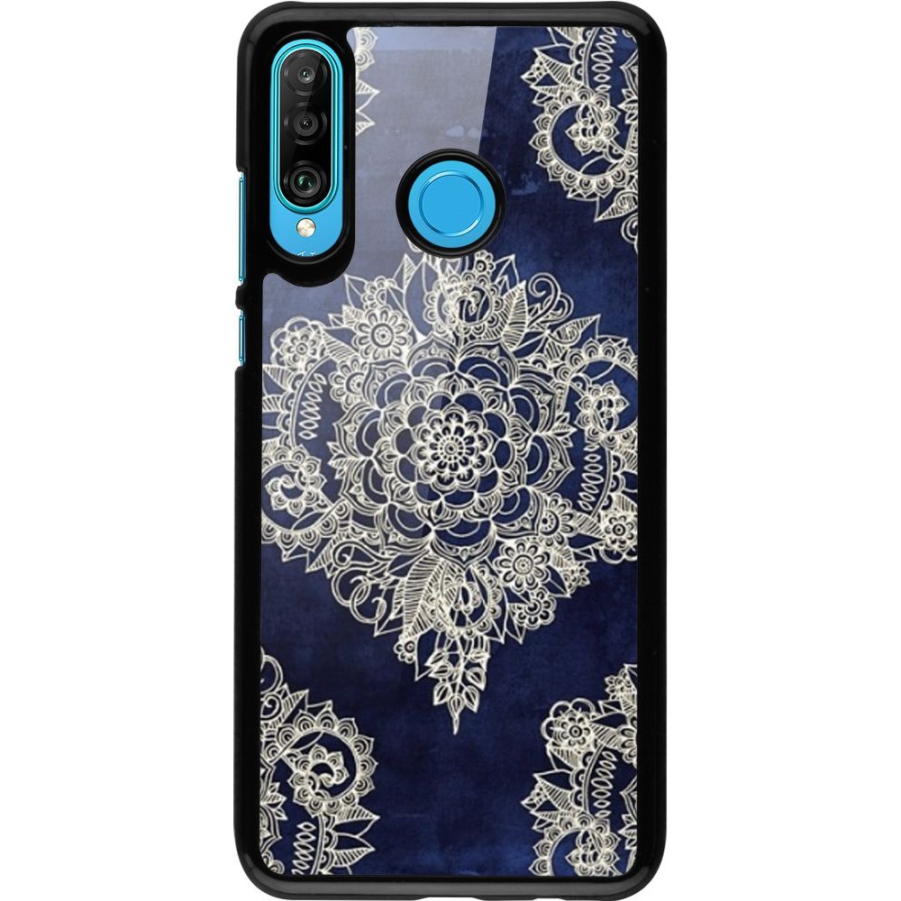 Coque Huawei P30 Lite - Cream Flower Moroccan