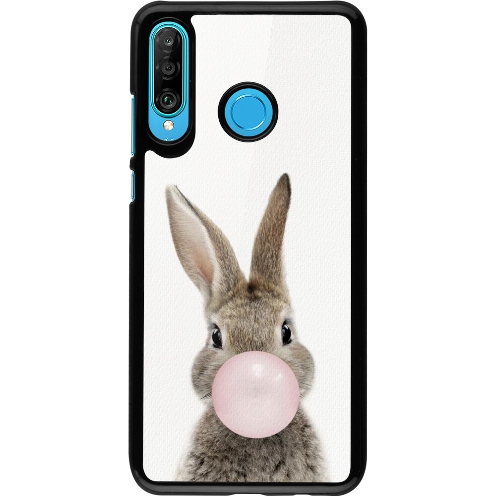 Huawei P30 Lite Case Hülle - Easter 2023 bubble gum bunny