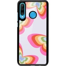 Coque Huawei P30 Lite - Easter 2024 rainbow butterflies