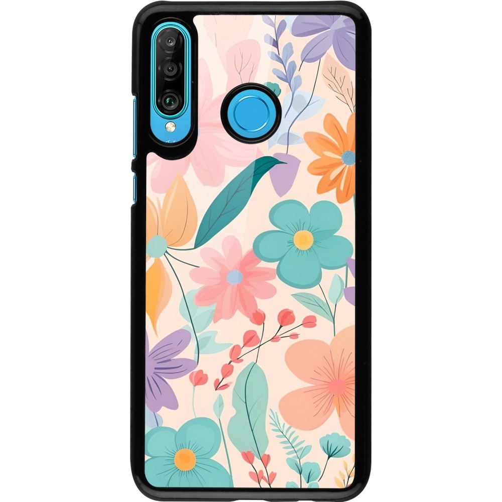 Huawei P30 Lite Case Hülle - Easter 2024 spring flowers