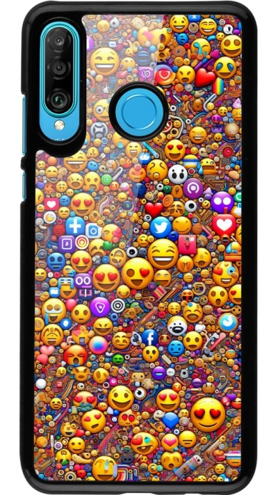 Coque Huawei P30 Lite - Emoji mixed