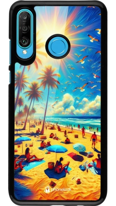 Coque Huawei P30 Lite - Été Paradis Paint