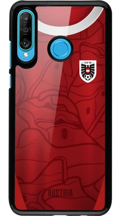 Coque Huawei P30 Lite - Maillot de football Autriche personnalisable