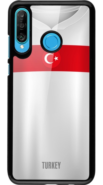 Coque Huawei P30 Lite - Maillot de football Turquie personnalisable