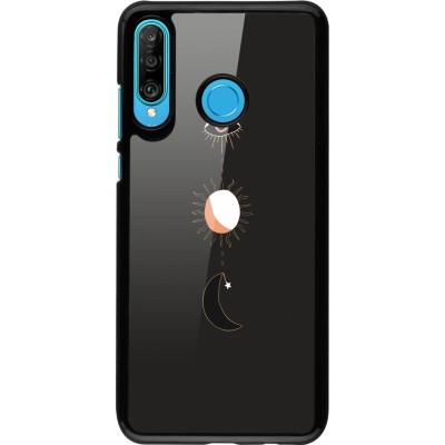 Coque Huawei P30 Lite - Halloween 22 eye sun moon